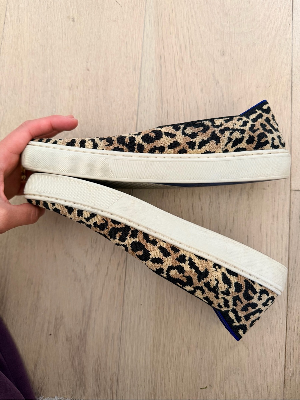 ROTHY’S The Sneaker Camo Cat Slip On size W8.5 - Picture 4 of 11